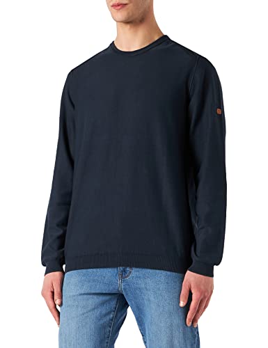 camel active, Herren Crew Neck Rundhals Pullover Pulli Feinstrick Marineblau XXL von camel active