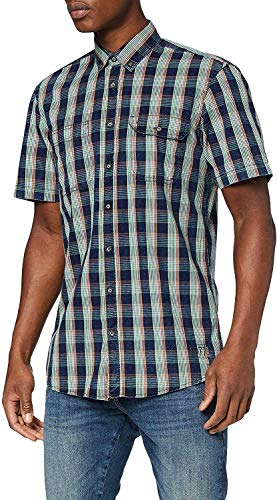 Camel Active Herren Freizeithemd Camel Active Freizeithemden 1/2 A, Blau (Navy Core S38), M von camel active