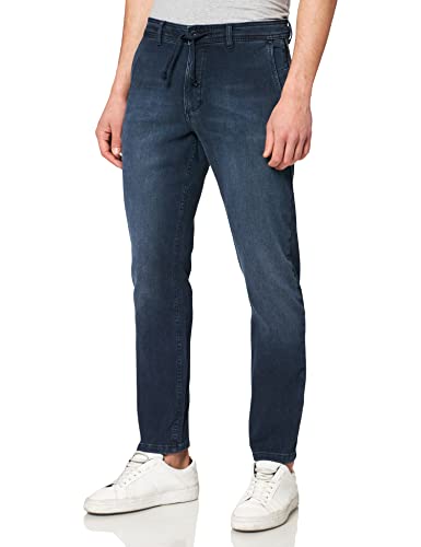 Camel Active Herren Hose tapered fit Toronto Chino, Blau, 38W / 32L von camel active