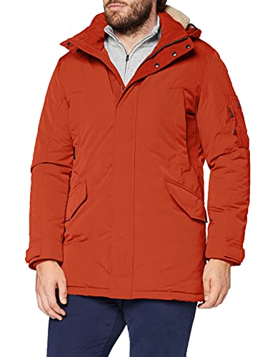 Camel Active Herren Parka 420690/2537, Rot (Red 50), 48 von camel active