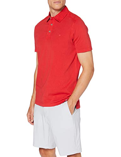 Camel Active Herren Polo Halbarm Polohemd, Bright Red P28, S von camel active