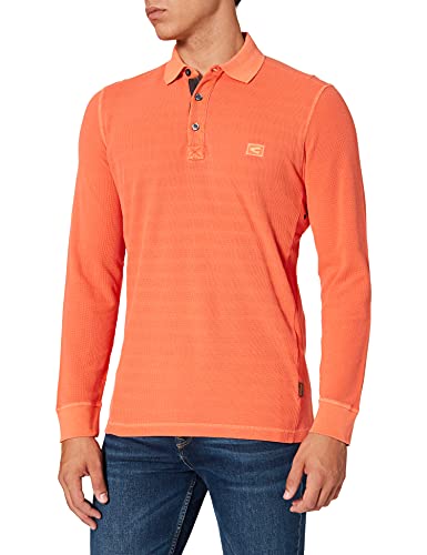 Camel Active Herren Polohemd 4093616P01, Orange Red, L von camel active