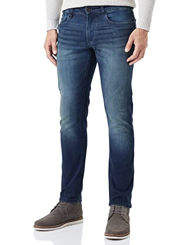 camel active Herren Slim Fit fleXXXactive® Jeans 34 Dunkelblau menswear-30/34 von camel active