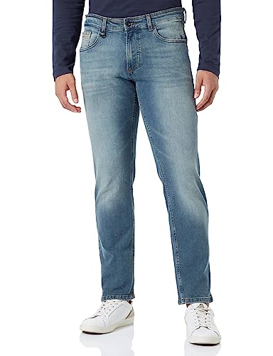 Camel Active Herren Slim Fit Jeans Hose Madison Jeans ,Mittelblau (Mid Greencast),32W / 36L von camel active