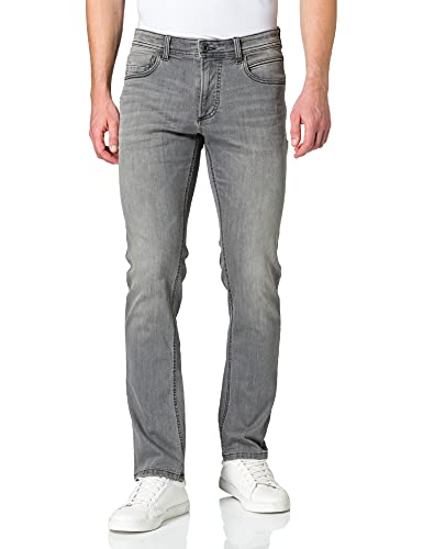 camel active Herren Regular Fit 5-Pocket Organic Cotton Jeans 34 Grau menswear-33/34 von camel active