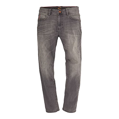 camel active Herren Regular Fit 5-Pocket Organic Cotton Jeans Grau, menswear-40/32 von camel active