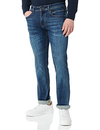 camel active Herren Regular Fit 5-Pocket Jeans aus Baumwolle Blau, menswear-34/34 von camel active