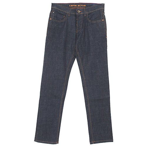 Camel Active Herren Straight Leg Jeans 9887, Blau (Raw Denim 42), 32W / 32L von camel active