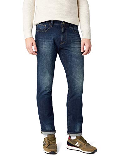 Camel Active Herren 9418 Straight Jeans, Mittel Blau 44, 33W / 30L von camel active