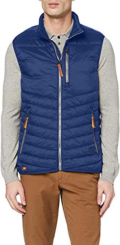 Camel Active Herren Camel Active Weste-stepp Sportweste, Blau (Dark Navy 45), 54 von camel active