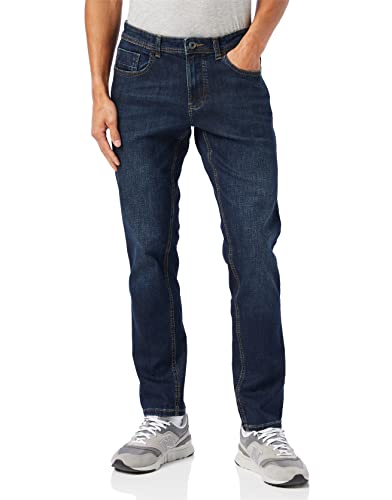 Camel Active Herren regular fit Houston Straight Jeans Dunkel Blau 46W / 34L von camel active