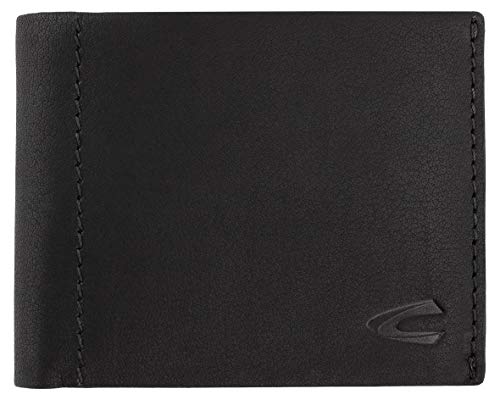 camel active Niagara Herren Geldbörse Klein Querformat RFID Leder Klein Schwarz von camel active