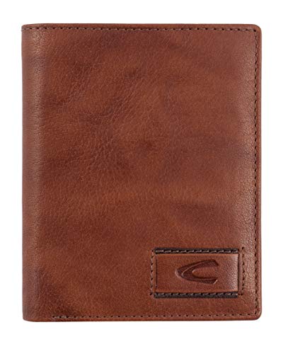 camel active Panama Herren Geldbörse Hochformat Leder Mittelgroß Cognac Braun von camel active