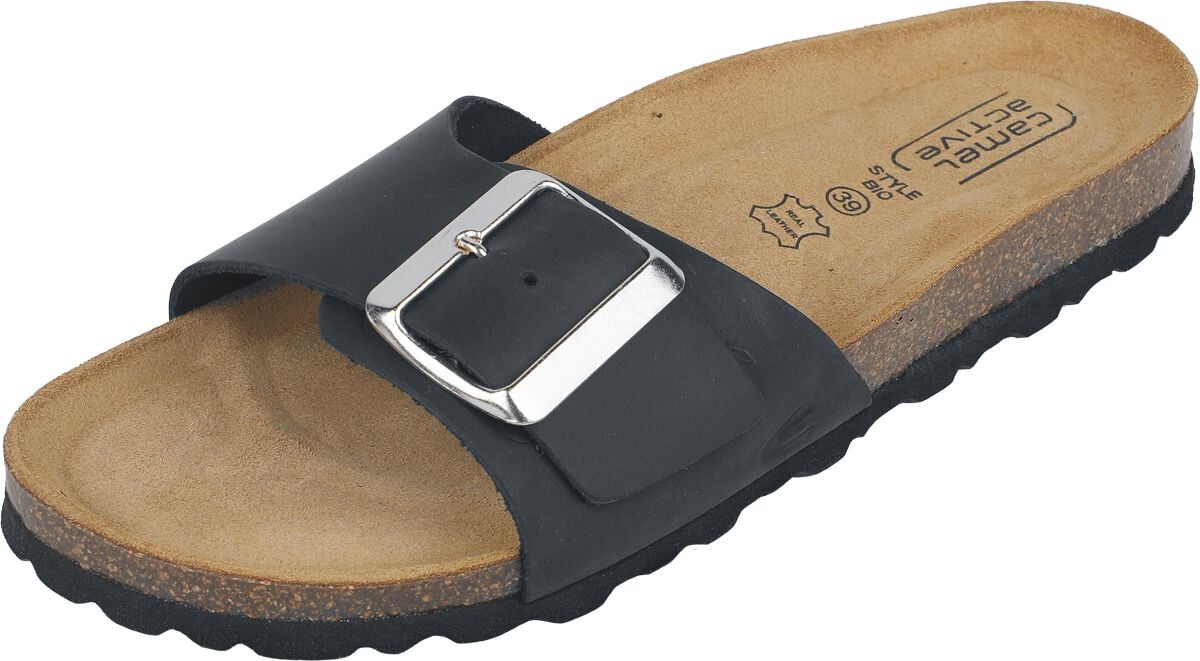 Camel Active Sandale - EU37 bis EU42 - für Damen - Größe EU38 - schwarz von camel active