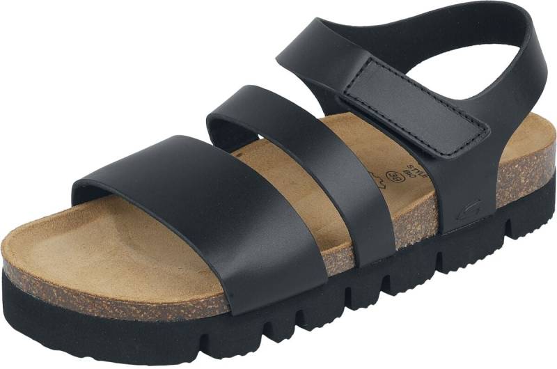 Camel Active Sandale - EU37 bis EU42 - für Damen - Größe EU39 - schwarz von camel active