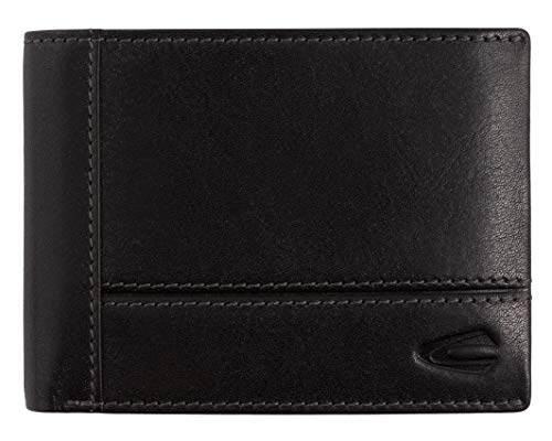 camel active Tokyo Herren Geldbörse Klein Querformat Leder Klein Schwarz von camel active