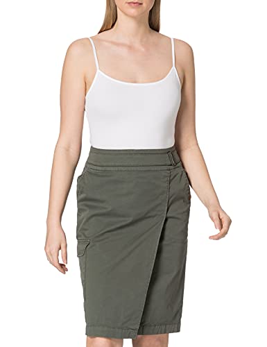 Camel Active Womenswear Damen 3090025+72 Rock, DARK OLIVE, 46 von camel active