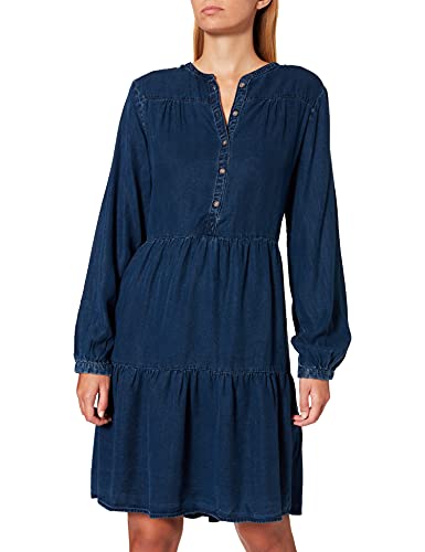 camel active Damen Stufenkleid aus Tencel Navy Womenswear-L von camel active