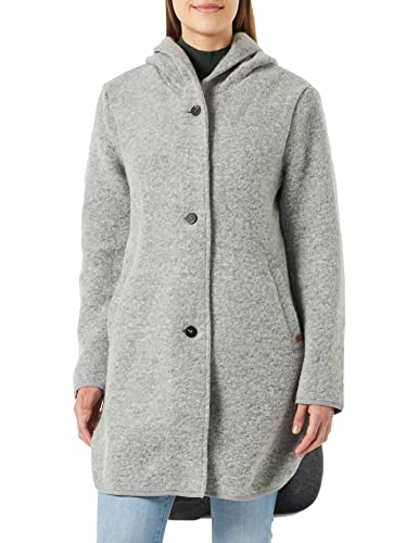 Camel Active Womenswear Damen 310050/8F86 Coat, Heather Grey, 38 von camel active