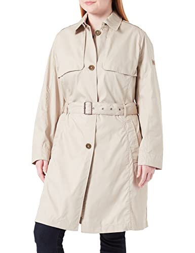 Camel Active Womenswear Damen 310130/1f42 Coat, Sand, 44 von camel active