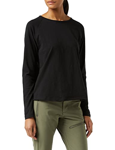 Camel Active Womenswear Damen Basic Langarm T-Shirt, Schwarz, XS von camel active