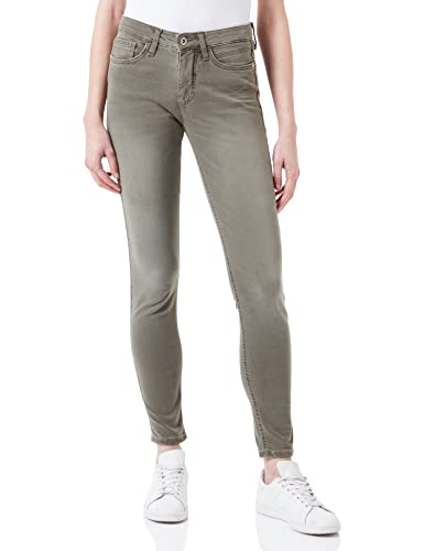 Camel Active Womenswear Damen Camel Active Womenswear 5-pocket Slim Jeans, Grün (KHAKI 31), 28W / 32L von camel active