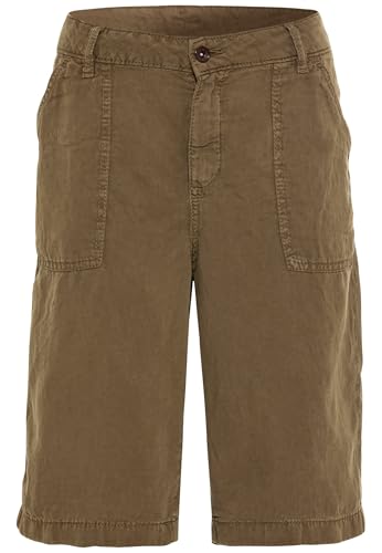 Camel Active Womenswear Damen Shorts 397020/7411, Military Olive, 34W von camel active