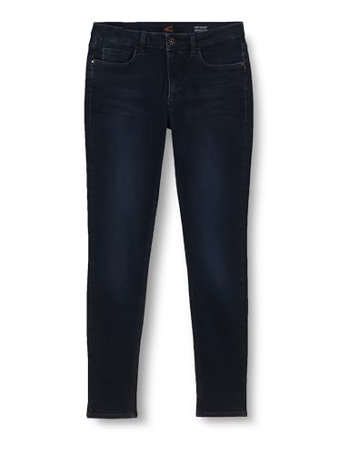 Camel Active Womenswear Damen Slim Fit Jeans Denim Skinny Jeans, Blau (Dark Blue 42), 29W / 30L von camel active