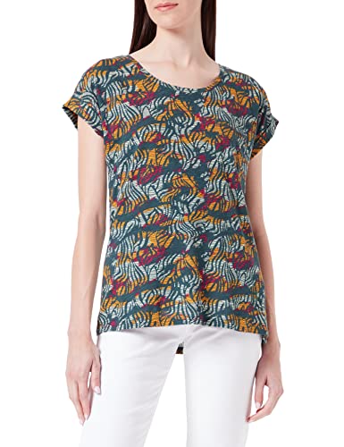 Camel Active Womenswear Damen T-Shirt 309635/7T13, Camouflage multicolo, XS von camel active