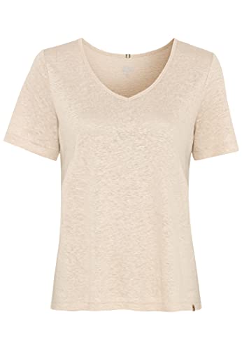 Camel Active Womenswear Damen T-Shirt 309664/7T16, Sand, 2XL von camel active