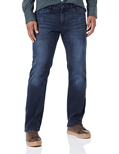 camel active Herren Regular Fit Houston Stretch Jeanshose 32W / 30L Dunkel Blau (Nightblue) von camel active