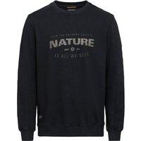 Camel active Herren Sweatshirt asphalt wording XL von camel active