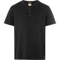 Camel active Herren T-Shirt Henley asphalt 3XL von camel active