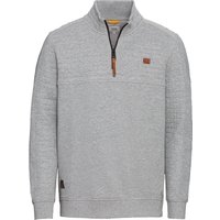 Camel active Herren Troyer Sweatshirt grey melange L von camel active