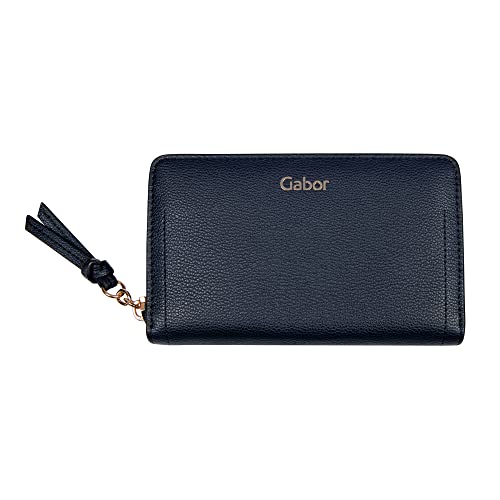 Gabor bags , MALIN WALLETS, Damen, Reißverschluss Geldbörse, M, blau , 16,3x2,5x10cm von camel active