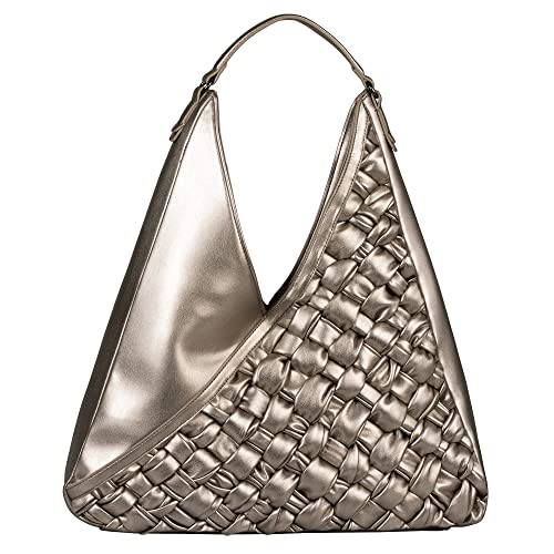 Gabor bags Gianna Damen Hobo Bag Schultertasche Groß Silber von camel active