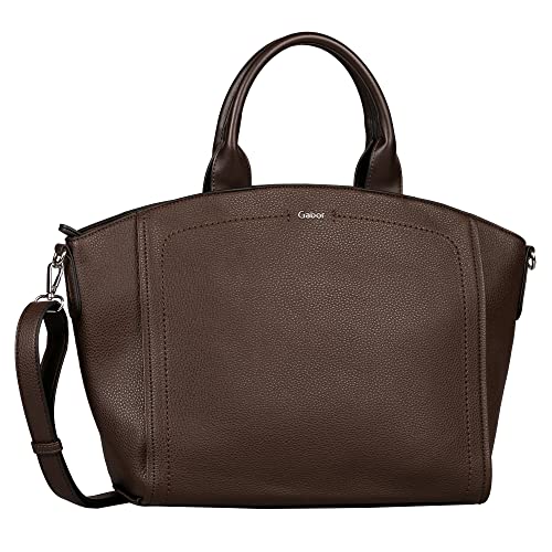 Gabor bags Imka Damen Shopper Umhängetasche Reißverschluss Groß Braun von camel active