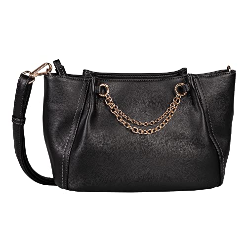 Gabor bags Jilian Damen Umhängetasche Crossbody Bag Mittelgroß Schwarz von camel active