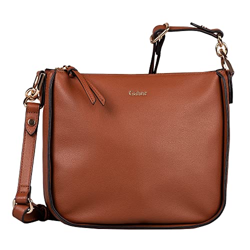 Gabor bags Malin Damen Umhängetasche Crossbody Bag Mittelgroß Cognac Braun von Gabor