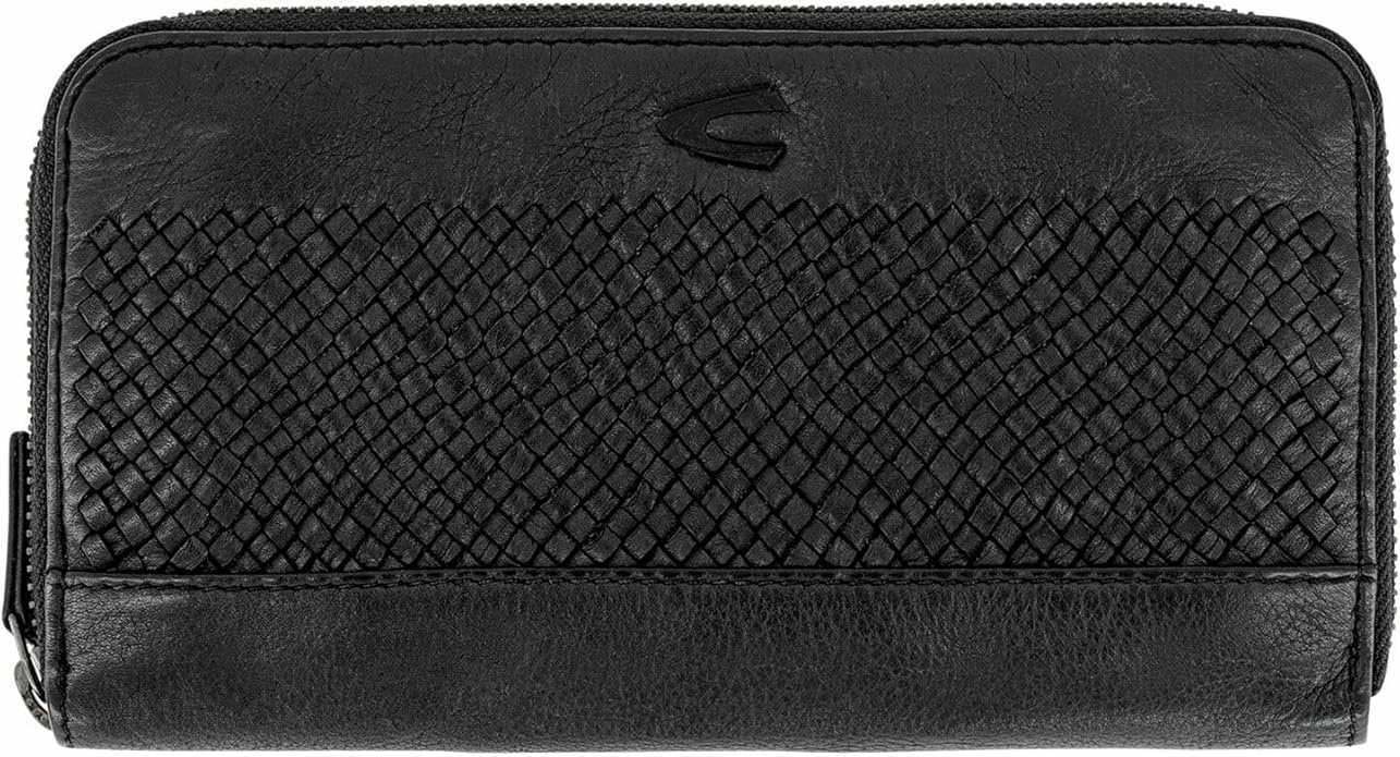WAVE, Long zip wallet, black von camel active