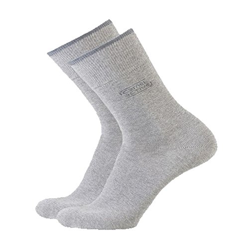 camel activ Herren Socken 3er-Pack Uni Basic 6593 / Men Socks 3pack (39-42, 150 grey melange) von camel active