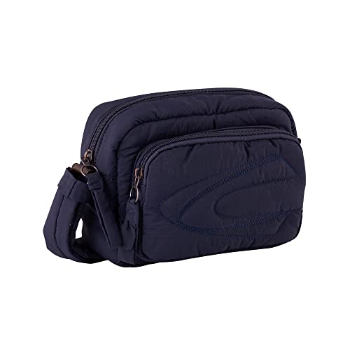 camel active, Claire, Damen, Umhängetasche, M, Blau, 19,5x12,5x30 cm von camel active