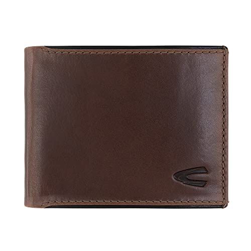 camel active Cruise Herren Geldbörse Klein Querformat RFID Leder Klein Braun von camel active