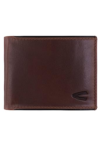 camel active Cruise Herren Geldbörse Klein Querformat RFID Leder Klein Braun von camel active