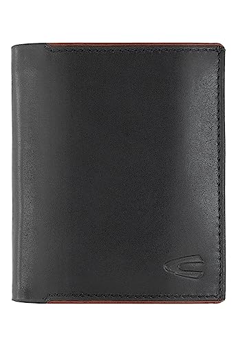 camel active Cruise Herren Geldbörse Hochformat RFID Leder Mittelgroß Schwarz von camel active