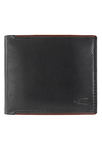 camel active Cruise Herren Geldbörse Querformat RFID Leder Mittelgroß Schwarz von camel active