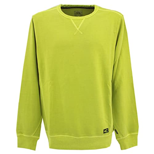 camel active, Herren Crew Neck Rundhals Pullover Pulli Glattstrick Neongelb L von camel active