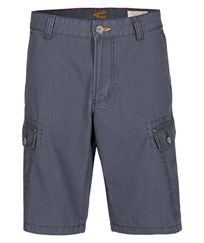 camel active, Houston Cargo, Herren Herren Kurze Jeans Shorts Bermudas Gabardine Schiefergrau 60W (Herstellergröße 37) [23705] von camel active