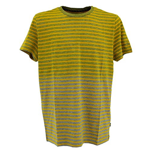 camel active, Kurzarm Shirt T-Shirt Jersey Gelb Grau M von camel active