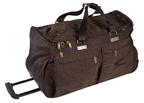 camel active Journey Herren Reisetasche mit Rollen Weekender Groß Braun von camel active